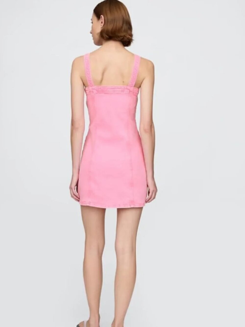 GAP Pink Denim Dress - NWOT - Picture 2 of 7